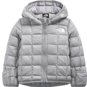 The North Face Thermoball Eco Hooded Jacket in Gray, Size 2 T